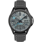 AVI-8 P-51 Mustang Hitchcock AV-4086-04 Sands Point Japanese Automatic Watch | Stainless Steel/Grey