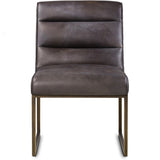 Sonder Living Noah Side Chair | Saddle Brown