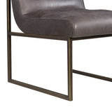 Sonder Living Noah Side Chair | Saddle Brown