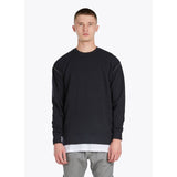 Zanerobe Rugger Crew Neck Sweater | Black
