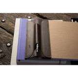 Kiko Leather Notepad Jacket | Brown 408brwn