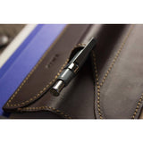 Kiko Leather Notepad Jacket | Brown 408brwn