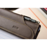 Kiko Leather Notepad Jacket | Brown 408brwn