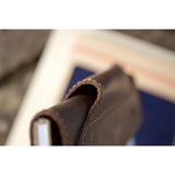 Kiko Leather Notepad Jacket | Brown 408brwn