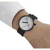 Projects Watches Diagram 17 White Watch | Black Silicone 7217W-BS