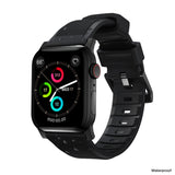 Nomad Rugged Apple Watch Strap | Black FKM Rubber/Black Hardware
