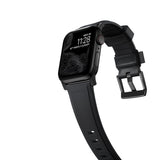 Nomad Rugged Apple Watch Strap | Black FKM Rubber/Black Hardware