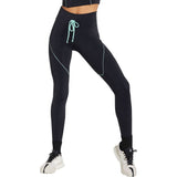 Koral Valencia Blackout High-Rise Legging | Black/Neptune Green