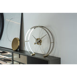Nomon Omega G Table Clock | Steel/Brass