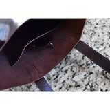 Kiko Leather Structure Tote Bag | Brown