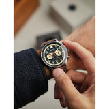 AVI-8 Hawker Hurricane AV-4088-01 Carey Dual Time Manston Japanese Quartz Watch | Stainless Steel/Grey/Black