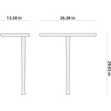 Nomon Console Table with Marble Top