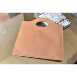 Kiko Leather Minimalist Tote Bag | Natural