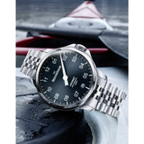 MeisterSinger Unomat Watch | Steel Blue Dial / Stainless Steel Bracelet