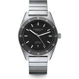Sternglas Marus Automatic Watch | Black Dial / Steel Bracelet