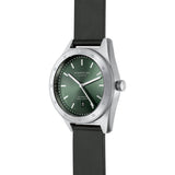 Sternglas Marus Automatic Watch | Green Dial / Rubber Black Strap