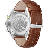 Sternglas Tachymeter Quartz Watch | Black Dial / Modena Brown Strap