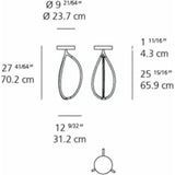 Artemide Arrival 70 Ceiling LED Light | 26W 3000K 90CRI 0-10V 120V UL