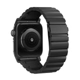 Nomad Apple Watch Steel Band 44mm / 42mm | Stainless Steel/Black Hardware
