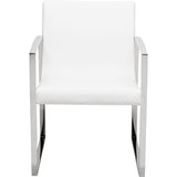 Nuevo Clara Dining Chair | White Matte