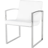 Nuevo Clara Dining Chair | White Matte
