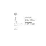 Artemide Nur Dimmable Gloss Suspension LED Light 43W UNV Ul
