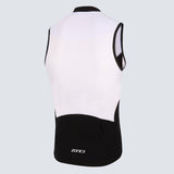 Zone3 Men's Lava Long Distance Tri Sleeveless Top | Black/Red/White