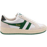 Gola Classics Men's Superslam Sneakers | White/Dark Green/Black