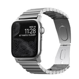 Nomad Apple Watch Steel Band 44mm / 42mm | Stainless Steel/Silver Hardware