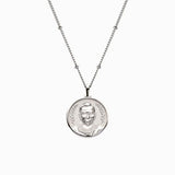Awe Inspired Mini Ruth Bader Ginsburg Necklace | Standard Saturn Chain