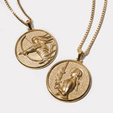 Awe Inspired Medusa Necklace | Box Chain