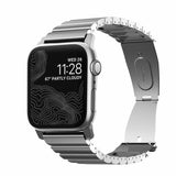 Nomad Apple Watch Titanium Band 44mm / 42mm | Titanium/Silver Hardware