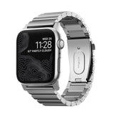 Nomad Apple Watch Titanium Band 44mm / 42mm | Titanium/Silver Hardware