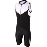 Zone3 Men's Lava Long Distance Tri Suit | Black/White/Red
