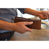 Kiko Leather The Classic Twist Wallet | Brown