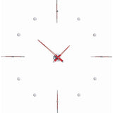Nomon Mixto I Wall Clock | Chromed Brass/Steel/Walnut