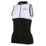 Zone3 Women's Lava Long Distance Top | Black/White/Green