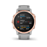Garmin Fenix 6S Sapphire GPS Smartwatch Rose Gold - Gray Band, 010-02159-20