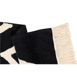 Lorena Canals Diamonds Washable Rug | Black