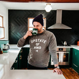 Upstate Of Mind Crew Fleece | Nickel