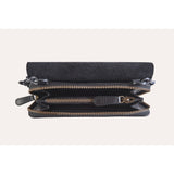 Kiko Leather Two-Tone Crossbody | Black