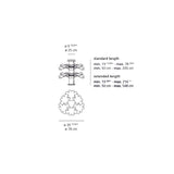 Artemide Chlorophilia Suspension LED 2-Wire Dim Light Aluminium 42W