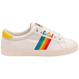 Gola Ladies Tennis Mark Cox Rainbow II Sneaker | Off White/Multi