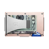 The Ridge Aluminum Wallet | Rose Gold