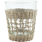 Seagrass Small Cage Tumbler | 6 Pc Glassware Set