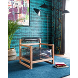 Mojow Eko Yoko Armchair Wood Frame Mattress Crystal