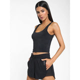 Koral Korra Blackout Crop Top for Women
