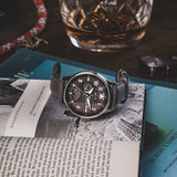 AVI-8 Hawker Hurricane Mckellar Dual Time Watch | Brown