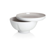 Degrenne L'Econome Starck Porcelain Round Bowl & Plate | 5.5"