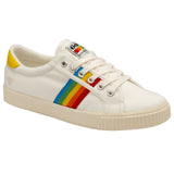 Gola Ladies Tennis Mark Cox Rainbow II Sneaker | Off White/Multi